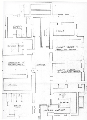 Courthouse blueprints