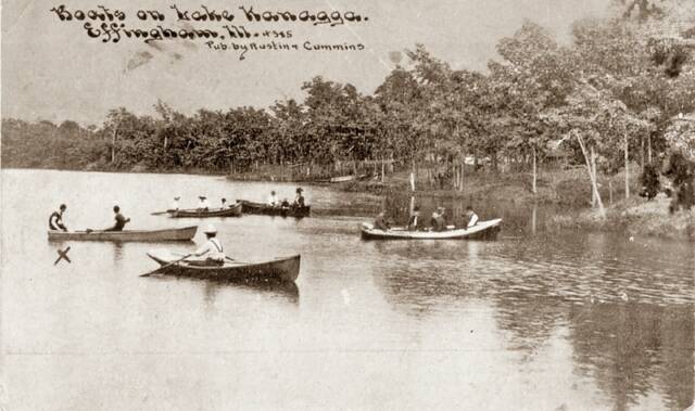 Boats on Lake Kanagga